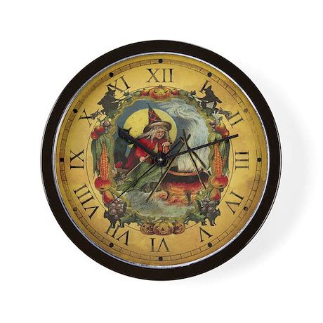 Velvet witch clock
